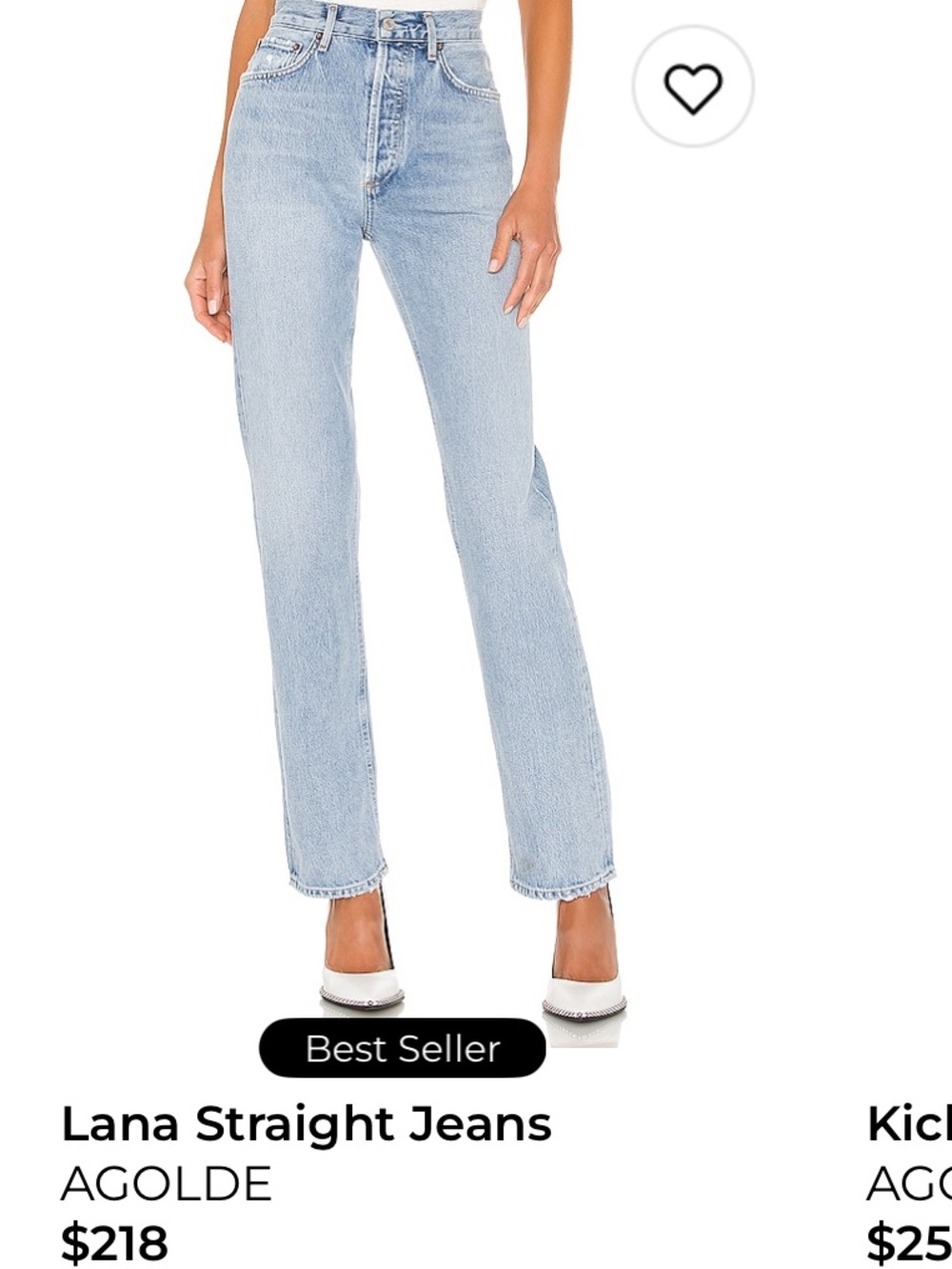 REVOLVE BEST SELLER * AGOLDE Lana Straight Jeans